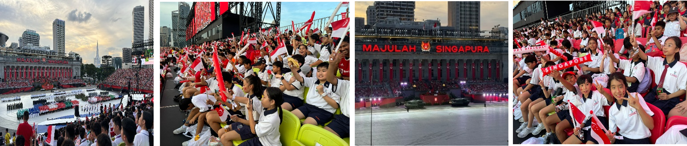 Primary 5 students immersed themselves in the vibrant atmosphere of the National Education Show, celebrating Singapore’s achievements, diversity, and shared national spirit.